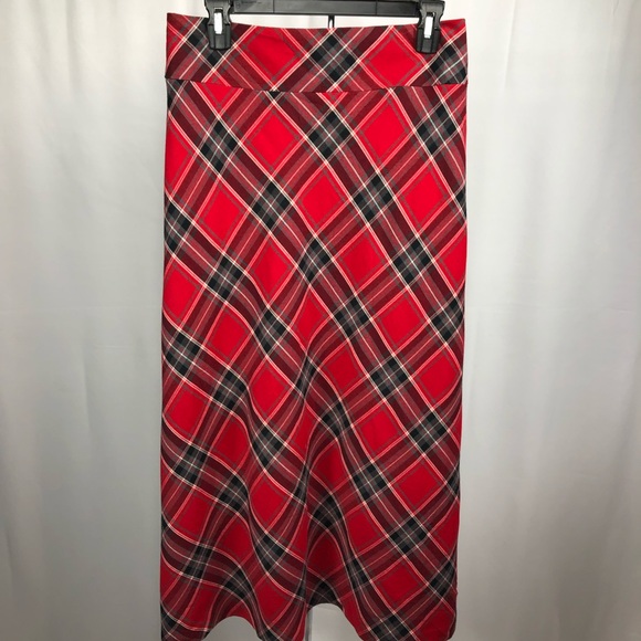Covington Skirts Covington Red Plaid Skirt Plus Size 22w Poshmark